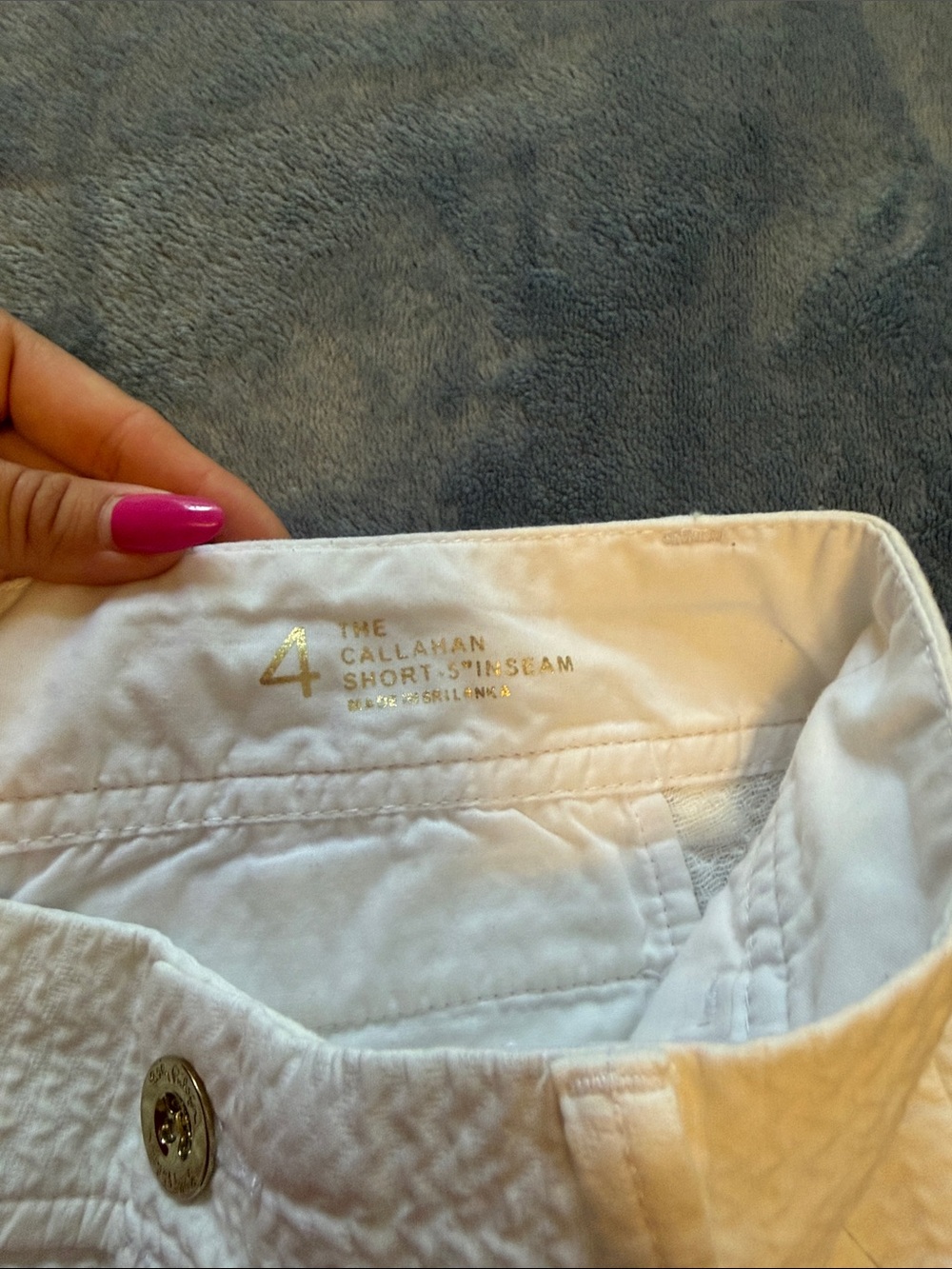 Lilly Pulitzer 5” Callahan Shorts White - Picture 3 of 3